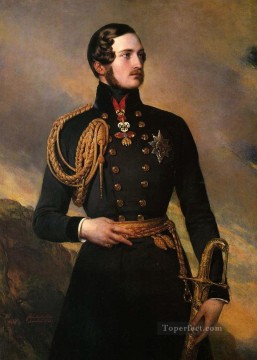 フランツ・クサヴァー・ウィンターハルター Painting - アルバート王子 1842 年王室肖像画フランツ・クサーヴァー・ウィンターハルター